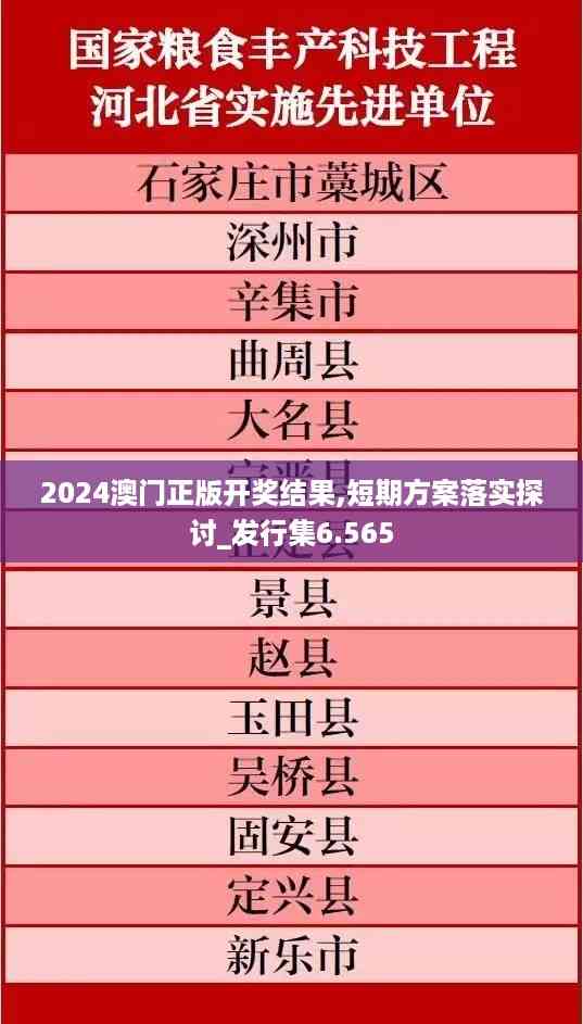 2024澳门正版开奖结果,短期方案落实探讨_发行集6.565