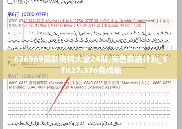 626969澳彩资料大全24期,完善实施计划_YTK27.376竞技版