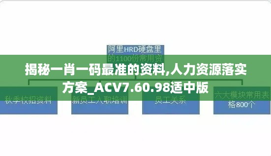 揭秘一肖一码最准的资料,人力资源落实方案_ACV7.60.98适中版