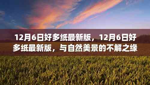 12月6日好多纸最新版,与自然美景的不解之缘,踏内心平静之旅