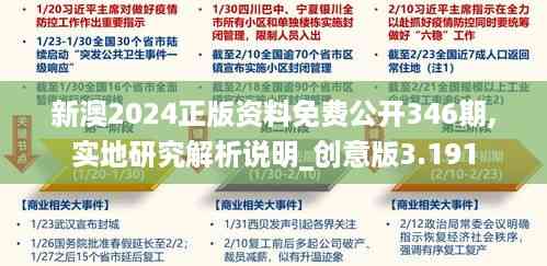 新澳2024正版资料免费公开346期,实地研究解析说明_创意版3.191