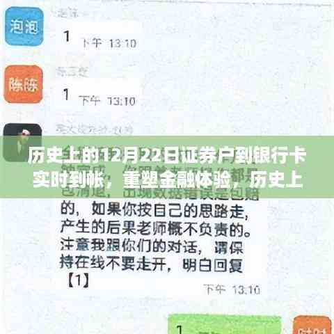 历史上的12月22日,证券转账至银行卡实时到账重塑金融体验的革命性进展日