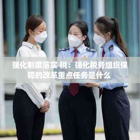 强化制度落实 税:强化税务组织保障的改革重点任务是什么