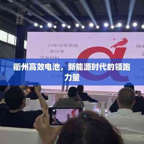 衢州高效电池,新能源时代的领跑力量