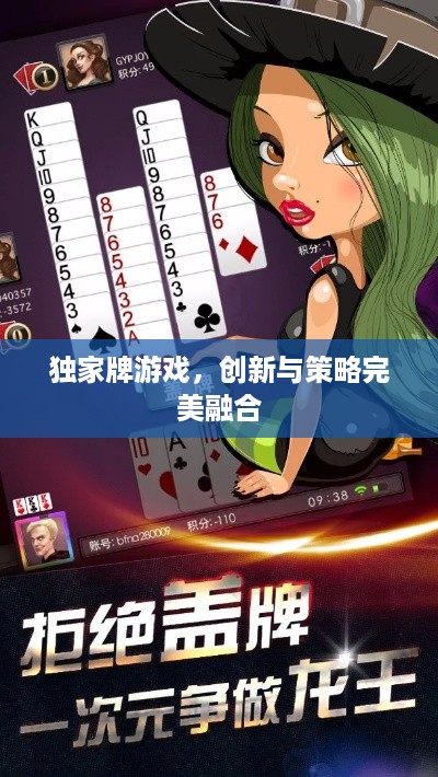 独家牌游戏，创新与策略完美融合