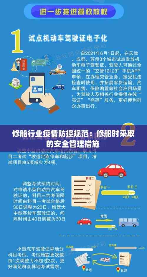 修船行业疫情防控规范:修船时采取的安全管理措施