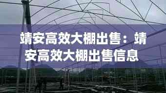 靖安高效大棚出售:靖安高效大棚出售信息