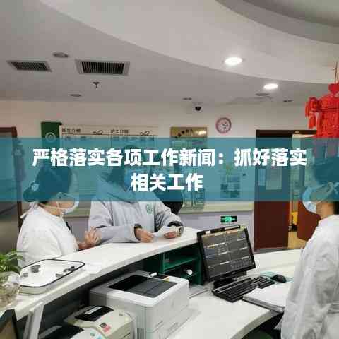 严格落实各项工作新闻:抓好落实相关工作