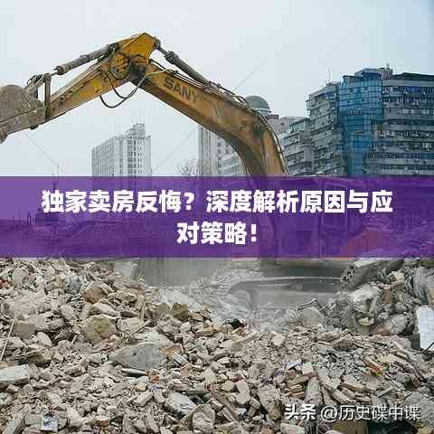 独家卖房反悔?深度解析原因与应对策略!
